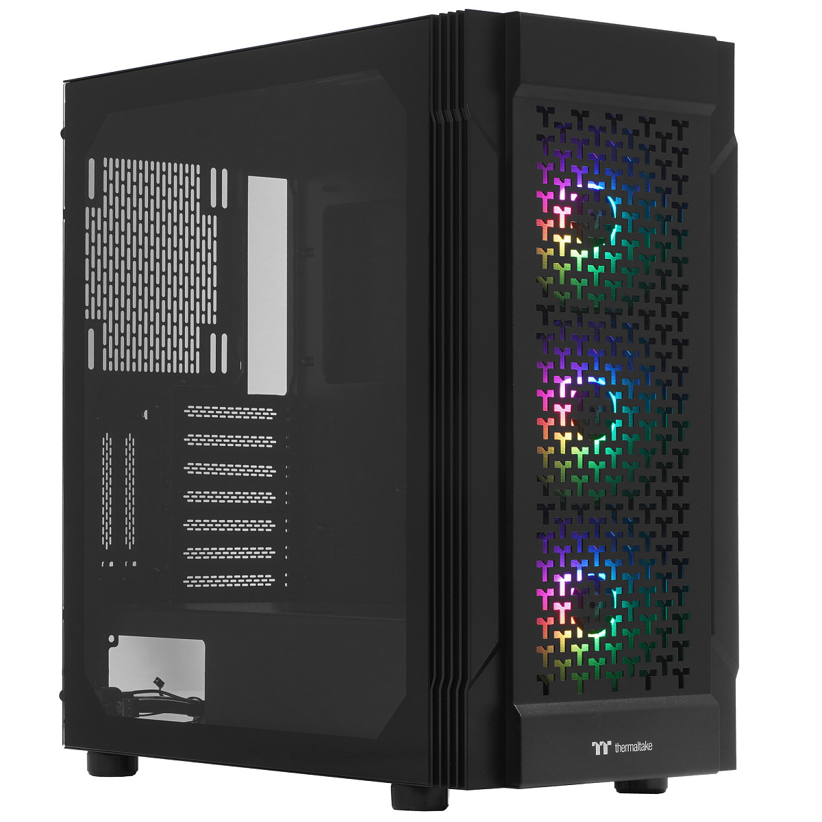 Корпус Thermaltake Versa T27 TG ARGB, Midi Tower, ATX, Black, 2x3.5"/2x2.5", 2xUSB