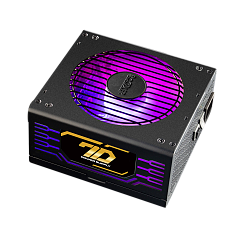 Блок питания с подсветкой ARGB PCCooler GI-P550, 550W, Full Modular, 80+ GOLD, ARGB синхронизация, Fan 140mm, GI-P550 Великолепный блок питания на основе японских конденсаторов с функцией ARGB подвестки!