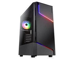 Корпус Cougar MX360 RGB, Midi Tower, ATX, Black, 2x3.5"/2x2.5", USB2.0, 2xUSB3.0, RGB