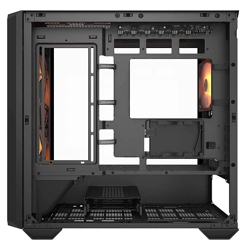 Корпус Cougar MX600 Mini RGB, m-ATX, m-ITX, Black, 3x3.5"/2x2.5", 2xUSB3.0, USB-С