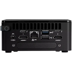 ASUS NUC 13pro/RNUC13ANHI700002I/Intel Core i7-1360p/Intel Iris Xe Graphics/4xUSB/M.2 22x80 NVMe; 22x42 SATA/2.5'' SATA slot/2,5Gbe LAN/2xHDMI/ 2x Thunderbolt 4 (USB-C+DP)/no Storage/no RAM/AX211.NGWG.NV/no OS/EU Cord/Tall Kit(L6)/EAN:4711387503225