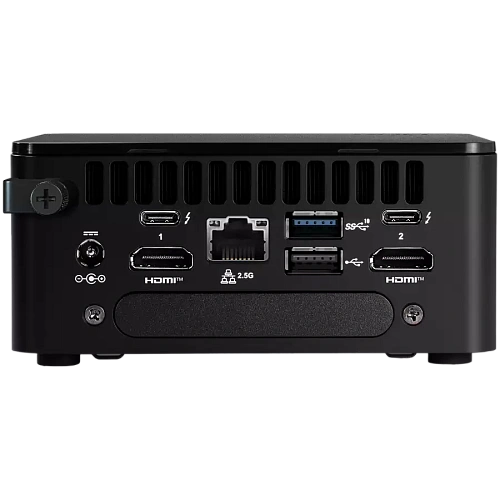 ASUS NUC 13pro/RNUC13ANHI700002I/Intel Core i7-1360p/Intel Iris Xe Graphics/4xUSB/M.2 22x80 NVMe; 22x42 SATA/2.5'' SATA slot/2,5Gbe LAN/2xHDMI/ 2x Thunderbolt 4 (USB-C+DP)/no Storage/no RAM/AX211.NGWG.NV/no OS/EU Cord/Tall Kit(L6)/EAN:4711387503225