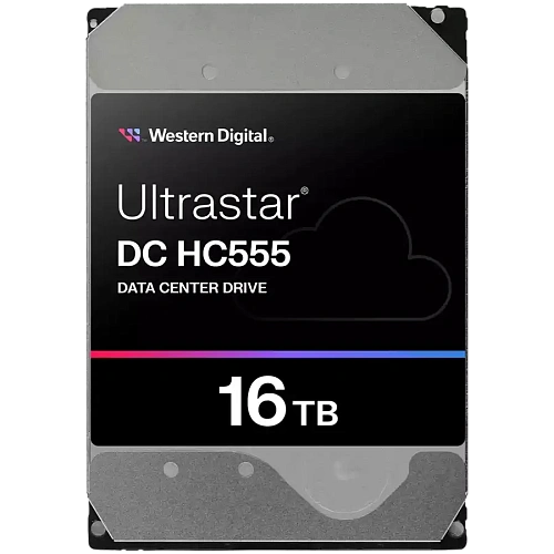 Корпоративный жесткий диск повышенной надежности HDD 16Tb WD ULTRASTAR 512MB 7200RPM SATA3 3,5" WUH722016CLE6L4