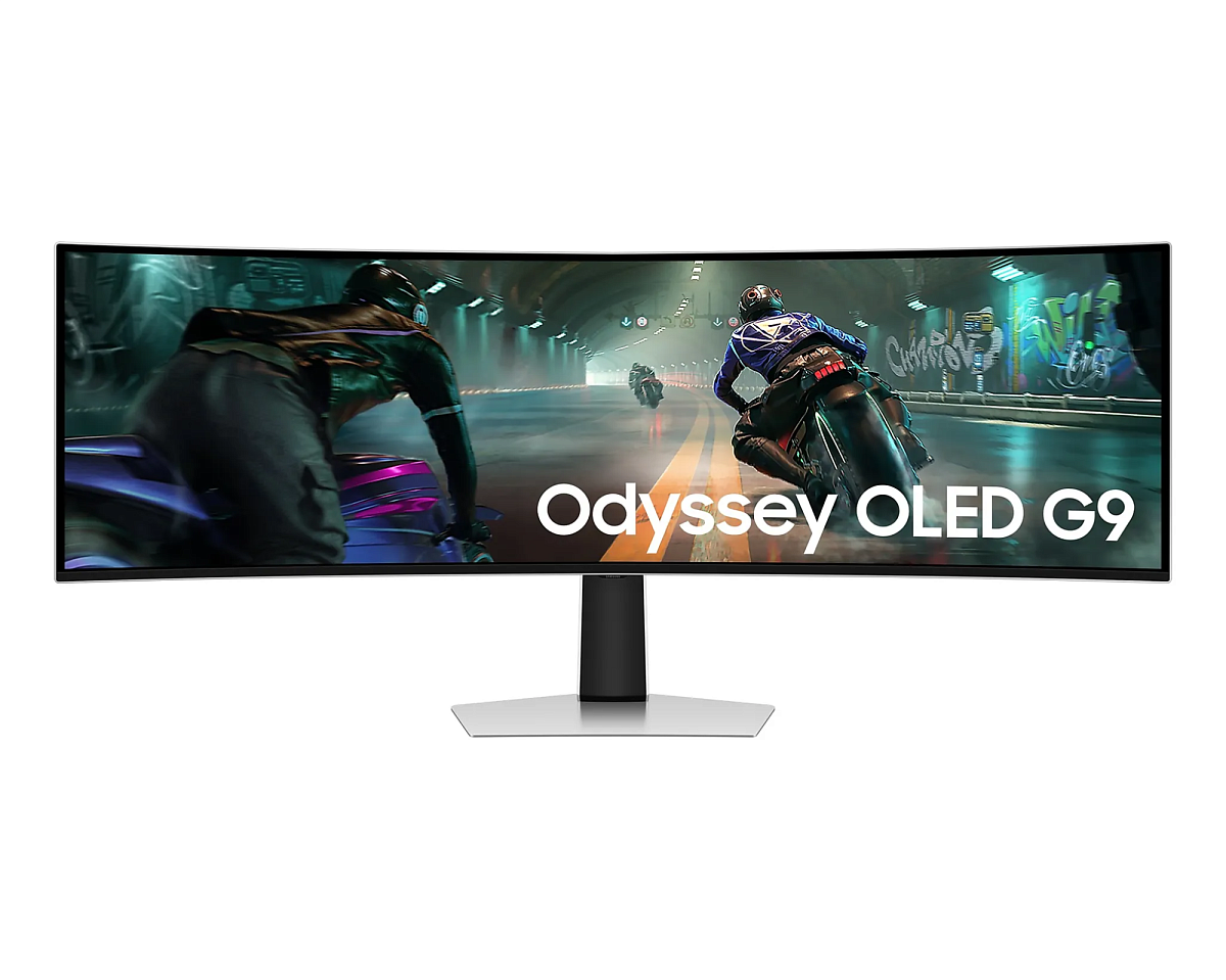 Монитор жидкокристаллический SAMSUNG LS49DG910SIXCI 49" 32:9 5120 x 1440 пикселей OLED, Curved, nonGLARE, Нет, 144 Hz, 250 cd/m2, H178°/V178°, HDMI, DP, Silver