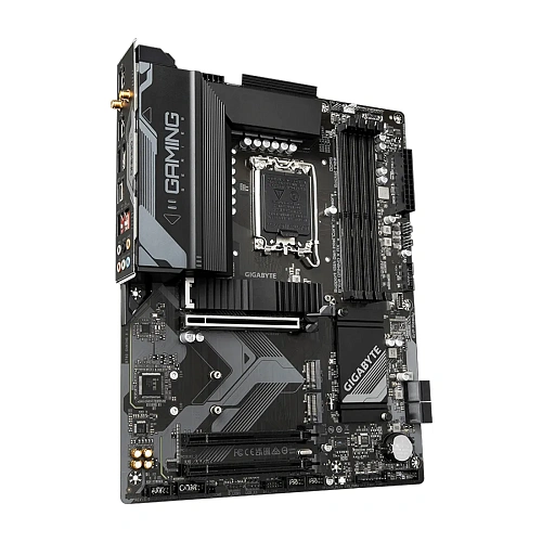 Матплата Gigabyte B760 Gaming X AX, iB760, S1700, ATX, 4DDR-5, 3xPCI-Ex16, 4SATA,3xM.2,HDMI,DP,15USB