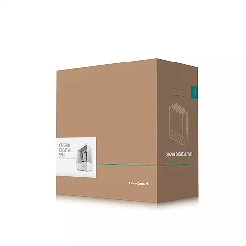 Компьютерный корпус Deepcool CH690 DIGITAL WH без Б/П