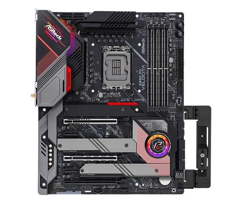Матплата ASRock Z690 PG Velocita, iZ690,S1700,ATX,4DDR-5,3PCI-Ex16,6SATA,4xM.2,HDMI,DP,17USB