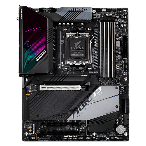 Матплата Gigabyte B650E Aorus Master, AM5, ATX, 4DDR-5, 3xPCI-Ex16, 4SATA ,4xM.2, HDMI, WiFi, 20USB