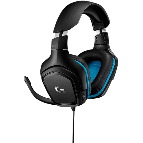Гарнитура игровая Logitech G432 Gaming Headset Leatherette (M/N: A00090/A00092)