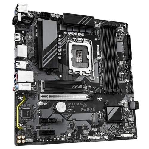 Матплата Gigabyte B760M DS3H WiFi6E Gen5, iB760,S1700,mATX,4DDR-5,4SATA,2xM.2,HDMI,2xDP,9USB