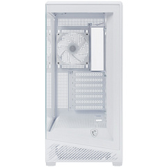 Корпус MSI MAG Pano 130R PZ, ATX backside, mATX, m-ITX, White, 2x3.5"/3x2.5", 2xUSB3.0, USB-C