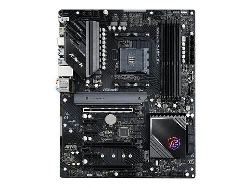 Матплата ASRock X570S PG Riptide, AM4, ATX, 4DDR-4, 3xPCI-Ex16, 6SATA, 2xM.2, HDMI, 17 USB
