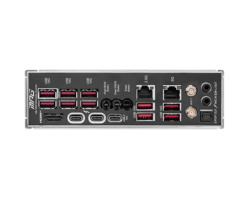 Материнская плата MSI MPG Z890 CARBON WIFI LGA1851 4xDDR5 4xSATA3 RAID 5xM.2 1xHDMI 10xUSB 2.5GLAN 5GLAN 10Gbps 2xThunderbolt4 Wi-Fi  Bluetooth ATX