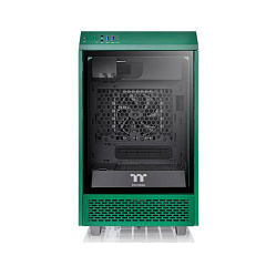 Корпус Thermaltake The Tower 100, Mini Tower, m-ITX, Green, 2x3.5"/2x2.5", 2xUSB3.0, USB-C