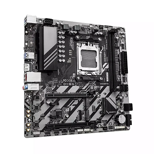 Матплата Gigabyte B840M D2H, AM5, mATX, 2DDR-5, 2xPCI-Ex16, 4SATA, 2xM.2, HDMI, 9USB