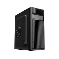 Корпус Zalman T6, Midi Tower, ATX, Black, 1x5.25"/2x3.5"/2x2.5", 2xUSB, USB3.0