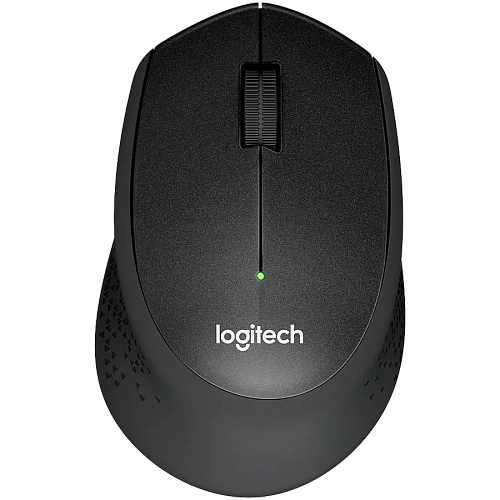 Мышь беспроводная Logitech M330 Silent Plus Black (черная, оптическая, 1000dpi, 2.4 GHz/USB-ресивер, бесшумная, под правую руку) (M/N: M-R0051 / C-U0010)