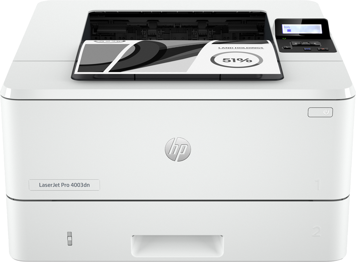 Принтер HP LaserJet Pro 4003dn (A4), 40 ppm, 256MB, 1.2 MHz, tray 100+250 pages, USB+Etherneti,  Print Duplex, Duty - 80K pages