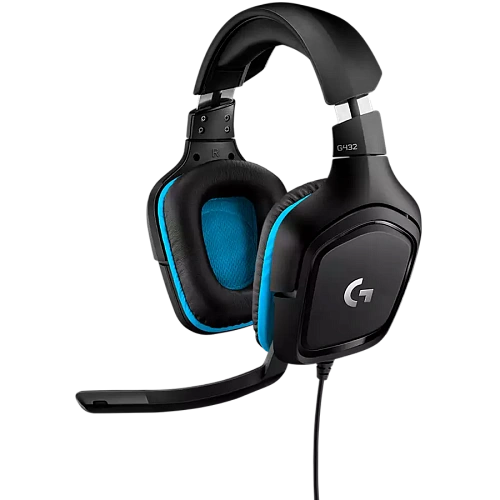 Гарнитура игровая Logitech G432 Gaming Headset Leatherette (M/N: A00090/A00092)