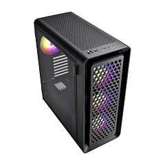 Корпус FSP CUT593A-B, Ultra Tower, E-ATX, Black, 4x2.5"/3х3.5", 2xUSB3.0, USB-C, RGB