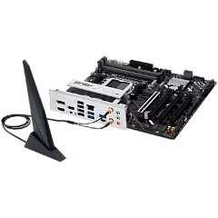 ASUS Main Board Desktop AMD Socket AM5 AMD B850 Chipset 4 x DIMM slots, max. 256GB 1 x DisplayPort 1 x HDMI port 1 x Wi-Fi module 3 x M.2 slots 4 x SATA ATX Form Factor