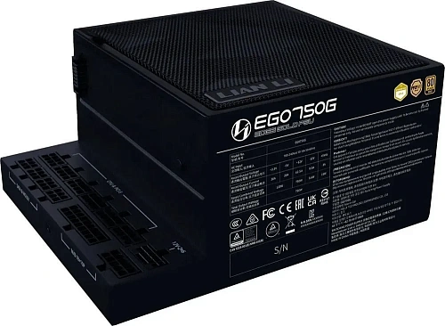 Блок питания Lian Li EG0750G BLACK 750W Full Modular, 80+ GOLD, КПД 90.5% G9P.EG0750G.B000.EU