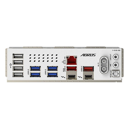 Матплата Gigabyte Z890 Aorus Pro Ice, iZ890, S1851, ATX, 4DDR-5, 3xPCI-Ex16, 4SATA,5xM.2,USB-C,16USB