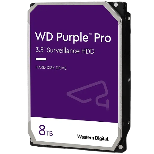 HDD AV WD Purple Pro (3.5'', 8TB, 256MB, 7200 RPM, SATA 6 Gb/s)