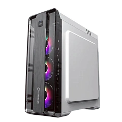 Корпус GameMax MoonLight FRGB(MFG.G511), Midi Tower, ATX, White, 2x3.5"/2x2.5", 2xUSB2.0, USB3.0