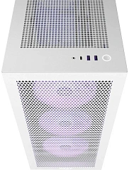 Корпус NZXT H7 Flow RGB, Midi Tower, E-ATX, ATX, White, 2x3.5"/4х2.5", 2xUSB3.0, USB-C