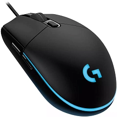 LOGITECH G203 LIGHTSYNC Corded Gaming Mouse - BLACK - USB