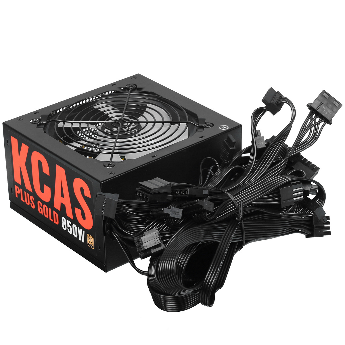 БП ATX 850W AeroCool KCAS Plus Gold 850W RGB, 20+4+8/24+8+8, 8SATA, 4mol, 3x6+2p PCI-E,ATX