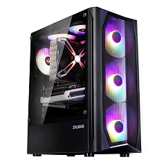 Корпус Zalman N4, Midi Tower, ATX, Black, 2x3.5"/2x2.5", 2xUSB, USB3.0, RGB