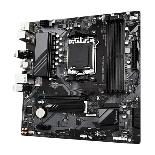 Матплата Gigabyte A620M Gaming X AX, AM5, mATX, 4DDR-5, 1xPCI-Ex16, 4SATA, 1xM.2, HDMI, DP, 11USB