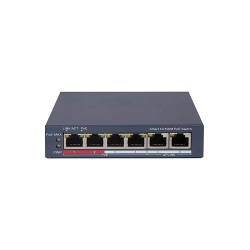 Коммутатор Hikvision DS-3E1106P-EI